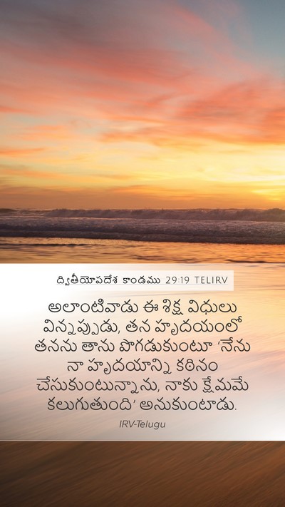 ద్వితీయోపదేశ కాండము 29:19 TELIRV Bible Verse Image