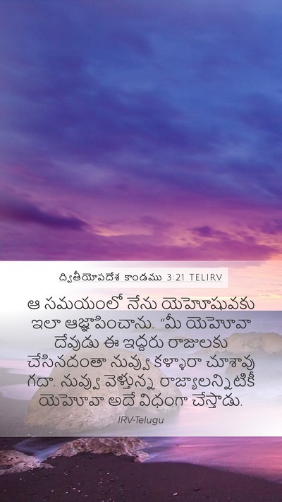 ద్వితీయోపదేశ కాండము 3:21 TELIRV Bible Verse Image