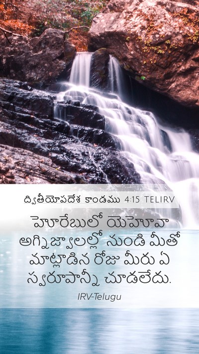 ద్వితీయోపదేశ కాండము 4:15 TELIRV Bible Verse Image