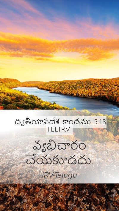 ద్వితీయోపదేశ కాండము 5:18 TELIRV Bible Verse Image
