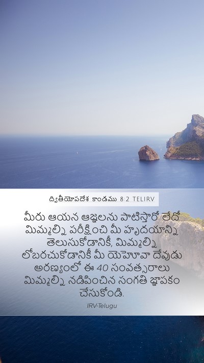 ద్వితీయోపదేశ కాండము 8:2 TELIRV Bible Verse Image