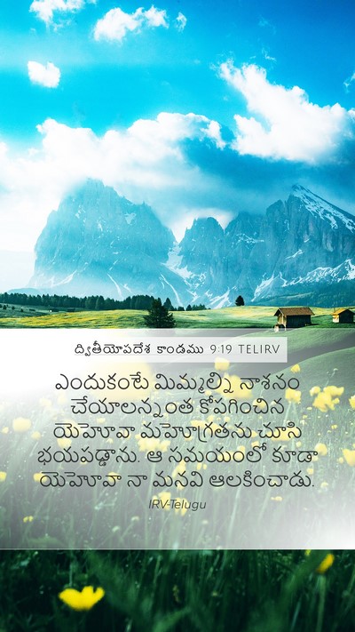 ద్వితీయోపదేశ కాండము 9:19 TELIRV Bible Verse Image