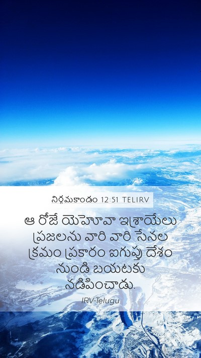 నిర్గమకాండం 12:51 TELIRV Bible Verse Image