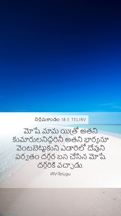 నిర్గమకాండం 18:5 TELIRV Bible Verse Image