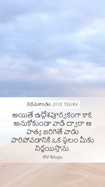 నిర్గమకాండం 21:13 TELIRV Bible Verse Image