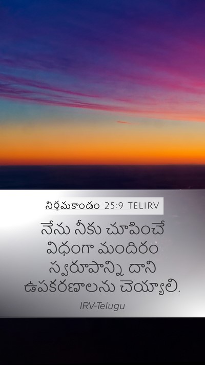 నిర్గమకాండం 25:9 TELIRV Bible Verse Image