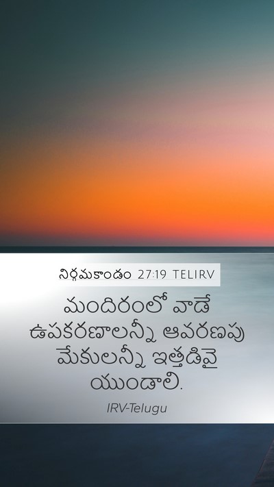 నిర్గమకాండం 27:19 TELIRV Bible Verse Image