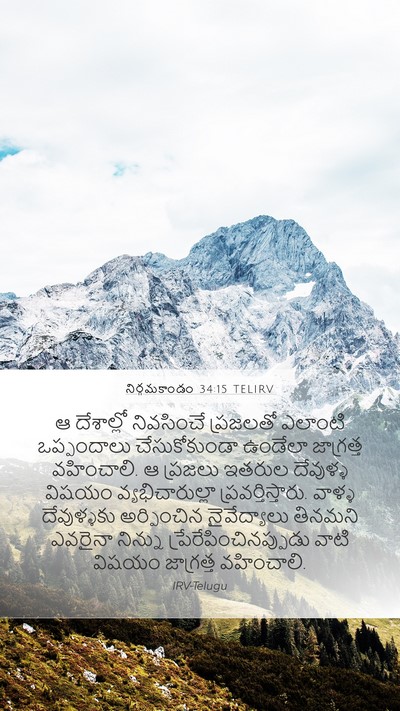 నిర్గమకాండం 34:15 TELIRV Bible Verse Image