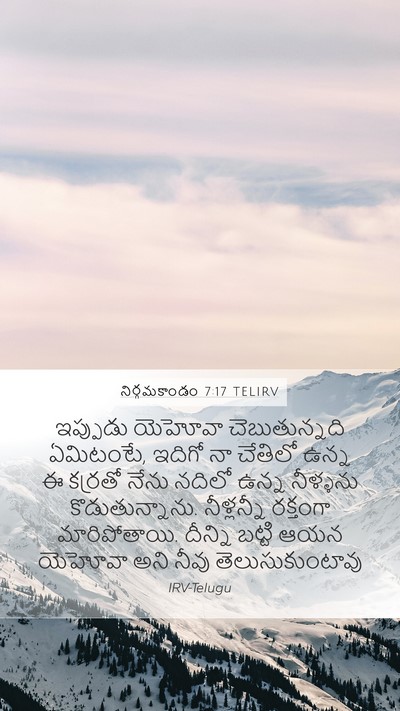 నిర్గమకాండం 7:17 TELIRV Bible Verse Image