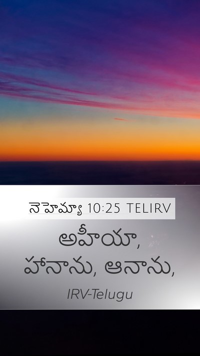 నెహెమ్యా 10:25 TELIRV Bible Verse Image
