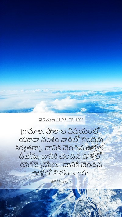 నెహెమ్యా 11:25 TELIRV Bible Verse Image