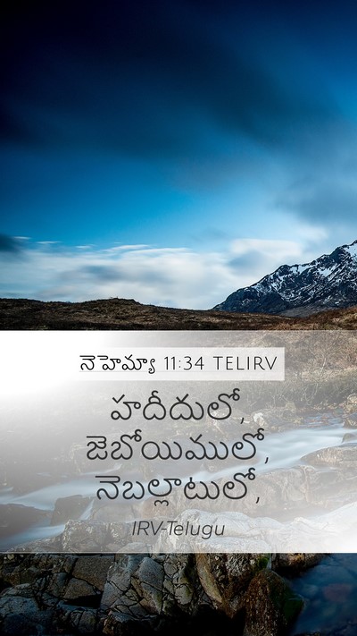 నెహెమ్యా 11:34 TELIRV Bible Verse Image