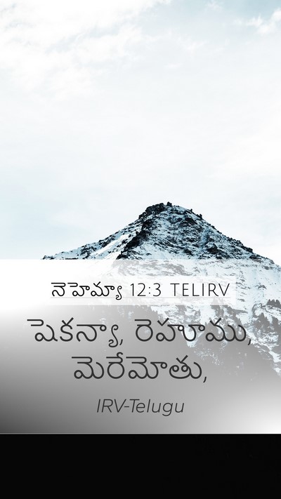నెహెమ్యా 12:3 TELIRV Bible Verse Image
