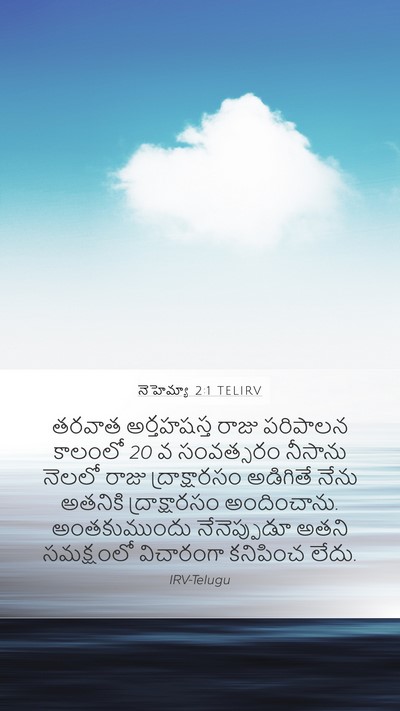 నెహెమ్యా 2:1 TELIRV Bible Verse Image