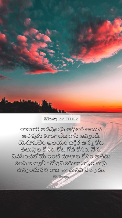నెహెమ్యా 2:8 TELIRV Bible Verse Image