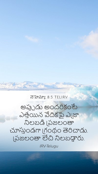 నెహెమ్యా 8:5 TELIRV Bible Verse Image