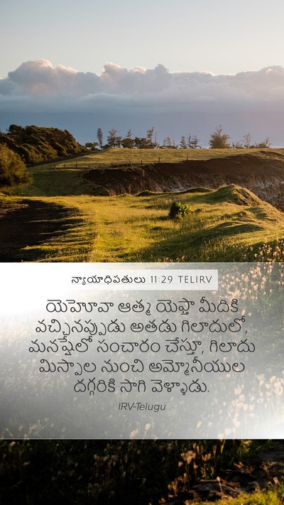 న్యాయాధిపతులు 11:29 TELIRV Bible Verse Image