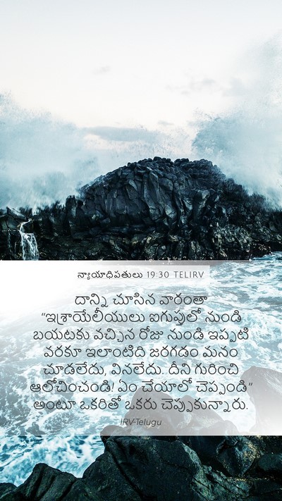 న్యాయాధిపతులు 19:30 TELIRV Bible Verse Image