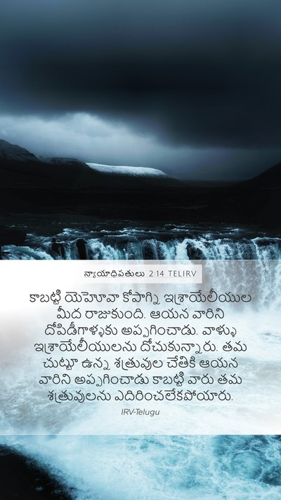 న్యాయాధిపతులు 2:14 TELIRV Bible Verse Image