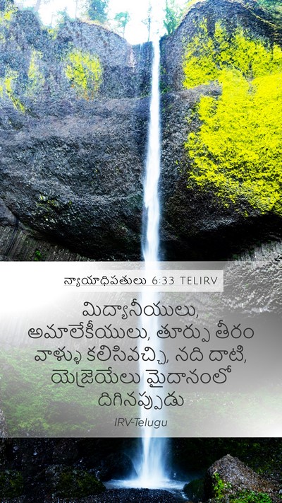 న్యాయాధిపతులు 6:33 TELIRV Bible Verse Image