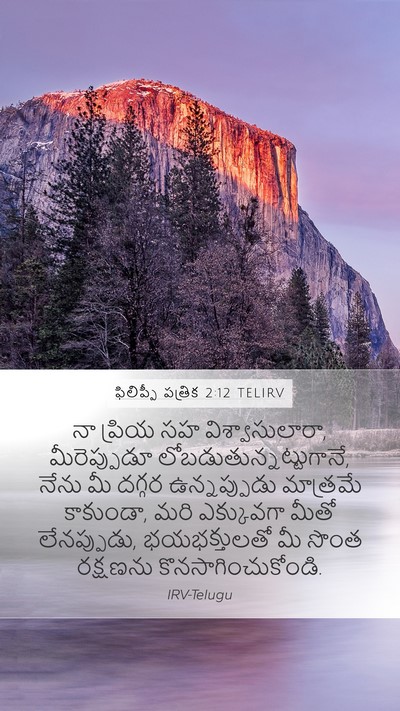 ఫిలిప్పీ పత్రిక 2:12 TELIRV Bible Verse Image
