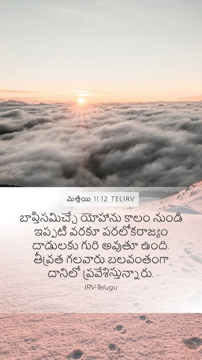 మత్తయి 11:12 TELIRV Bible Verse Image