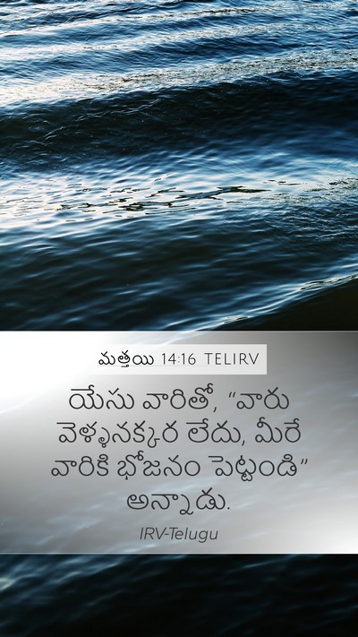 మత్తయి 14:16 TELIRV Bible Verse Image