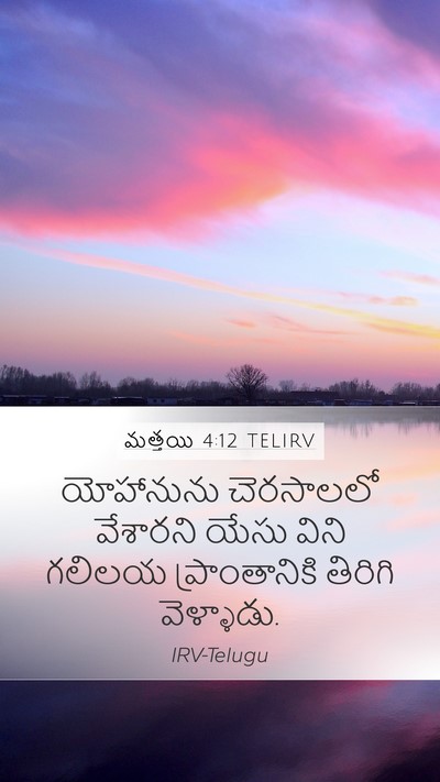 మత్తయి 4:12 TELIRV Bible Verse Image