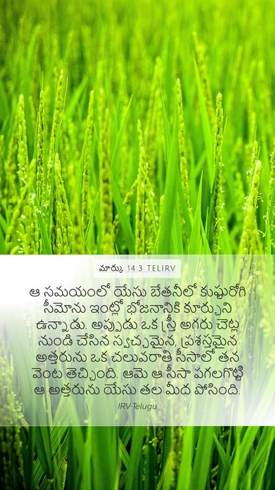 మార్కు 14:3 TELIRV Bible Verse Image
