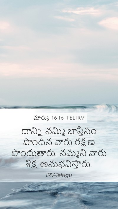 మార్కు 16:16 TELIRV Bible Verse Image