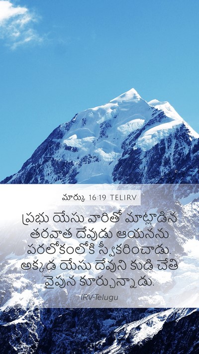మార్కు 16:19 TELIRV Bible Verse Image