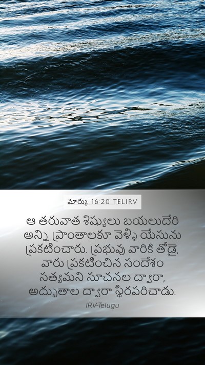 మార్కు 16:20 TELIRV Bible Verse Image