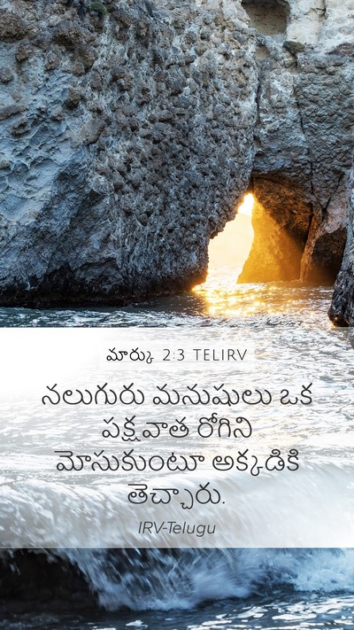 మార్కు 2:3 TELIRV Bible Verse Image