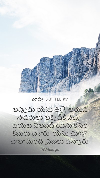 మార్కు 3:31 TELIRV Bible Verse Image