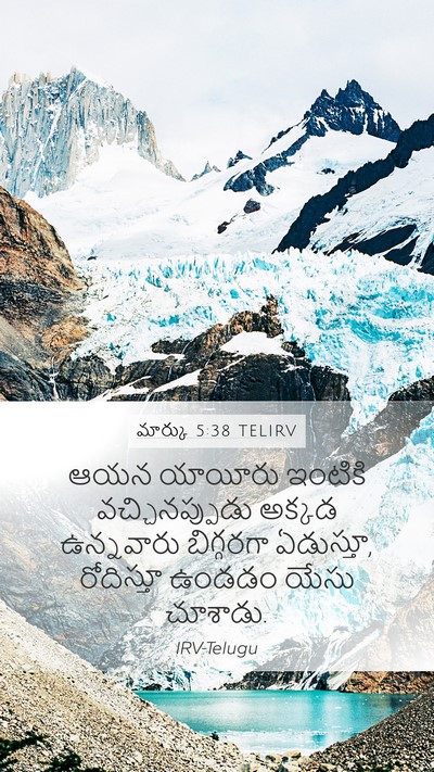 మార్కు 5:38 TELIRV Bible Verse Image