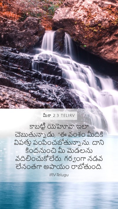 మీకా 2:3 TELIRV Bible Verse Image