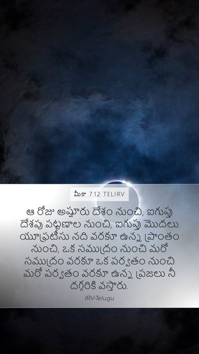 మీకా 7:12 TELIRV Bible Verse Image