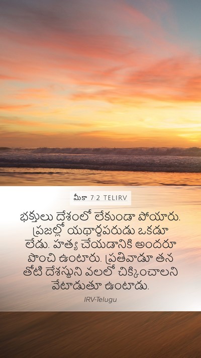 మీకా 7:2 TELIRV Bible Verse Image