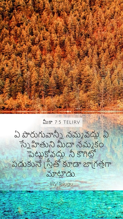 మీకా 7:5 TELIRV Bible Verse Image