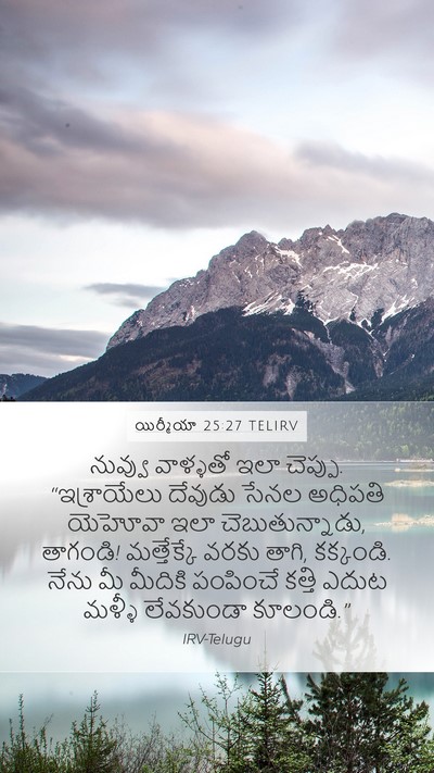 యిర్మీయా 25:27 TELIRV Bible Verse Image