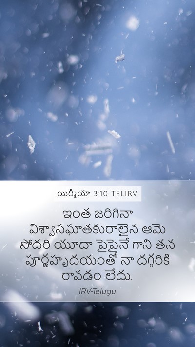 యిర్మీయా 3:10 TELIRV Bible Verse Image