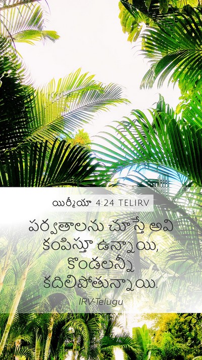 యిర్మీయా 4:24 TELIRV Bible Verse Image