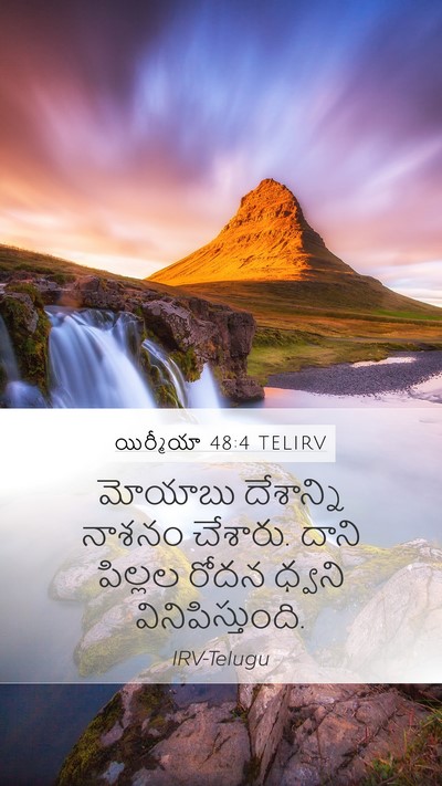 యిర్మీయా 48:4 TELIRV Bible Verse Image