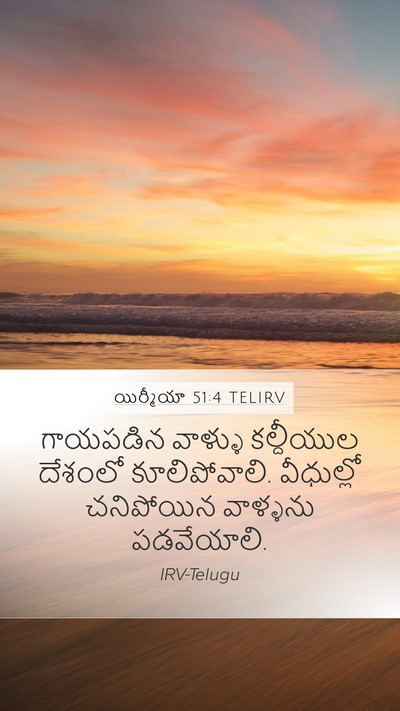 యిర్మీయా 51:4 TELIRV Bible Verse Image