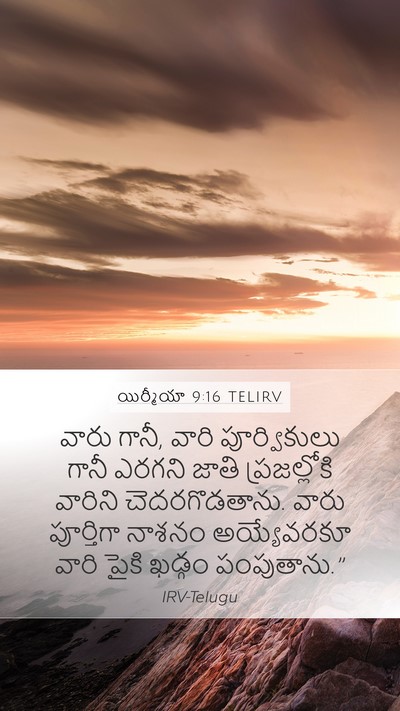 యిర్మీయా 9:16 TELIRV Bible Verse Image