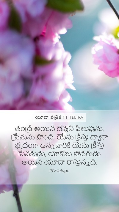 యూదా పత్రిక 1:1 TELIRV Bible Verse Image