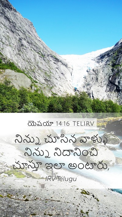యెషయా 14:16 TELIRV Bible Verse Image