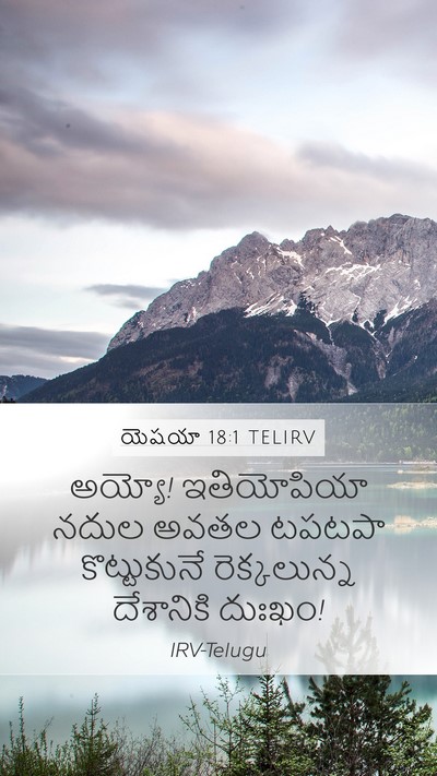 యెషయా 18:1 TELIRV Mobile Phone Wallpaper - అయ్యో! ఇతియోపియా - Mobile Bible Verse Wallpaper