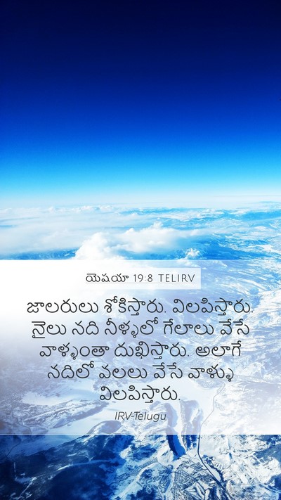 యెషయా 19:8 TELIRV Mobile Phone Wallpaper - జాలరులు - Mobile Bible Verse Wallpaper