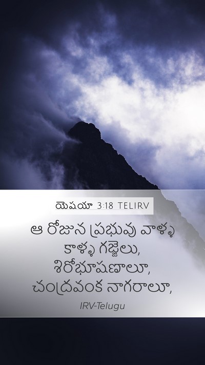 యెషయా 3:18 TELIRV Bible Verse Image
